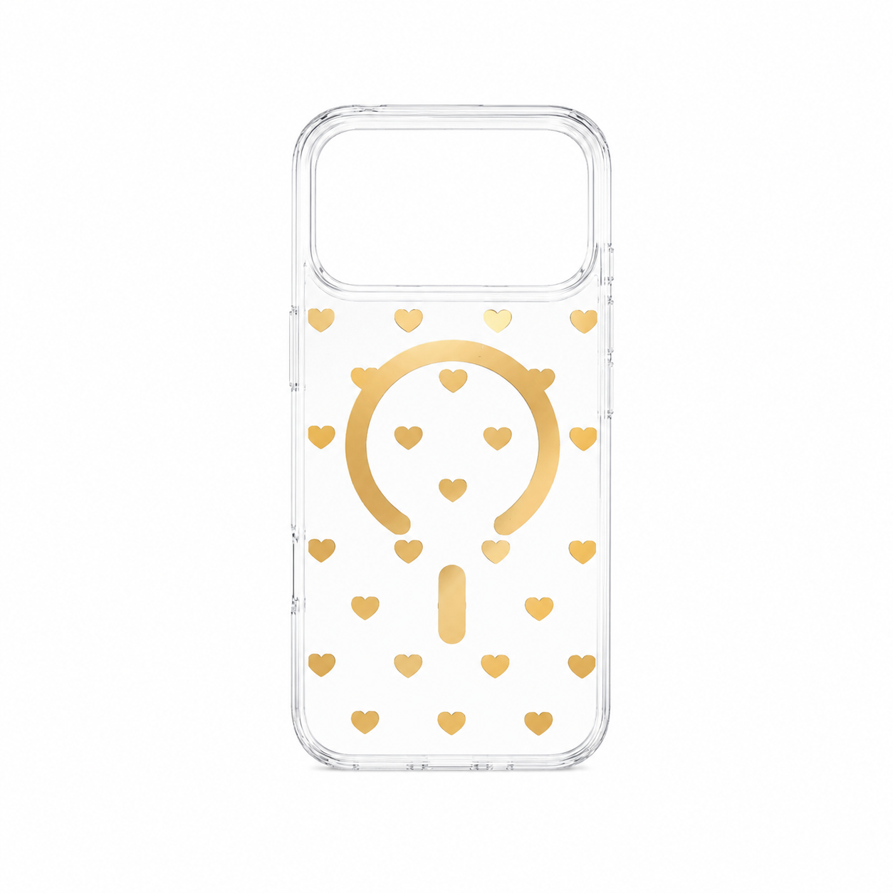 Funda Corazones Metálicos MagSafe iPhone 17 Pro Max