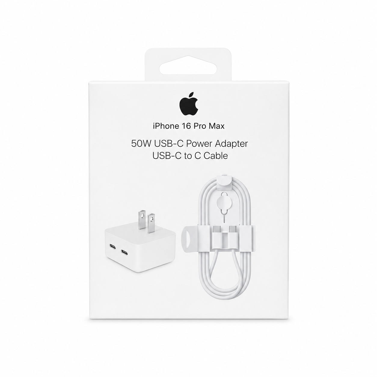 Cargador Dual 50W USB-C + Cable Tipo C