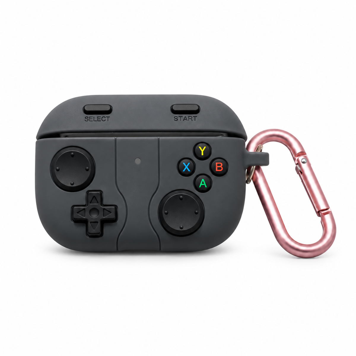 Funda Gamepad Retro 3D con Mosquetón para AirPods Pro 3
