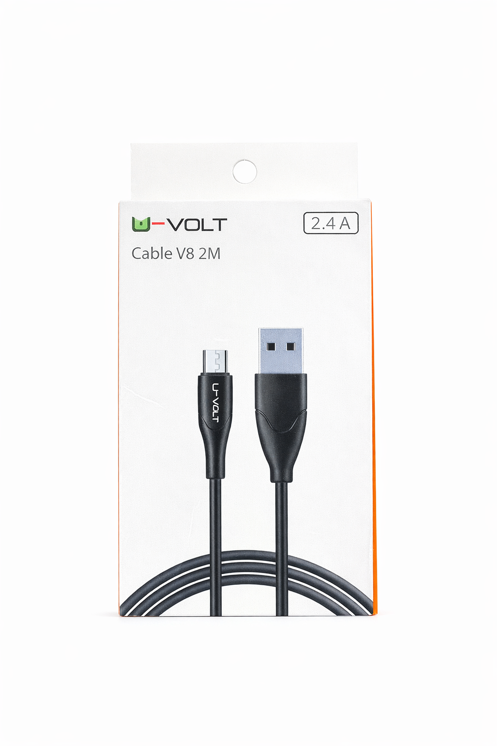 Cable de Carga 2.4A USB a Micro USB (V8) para Android