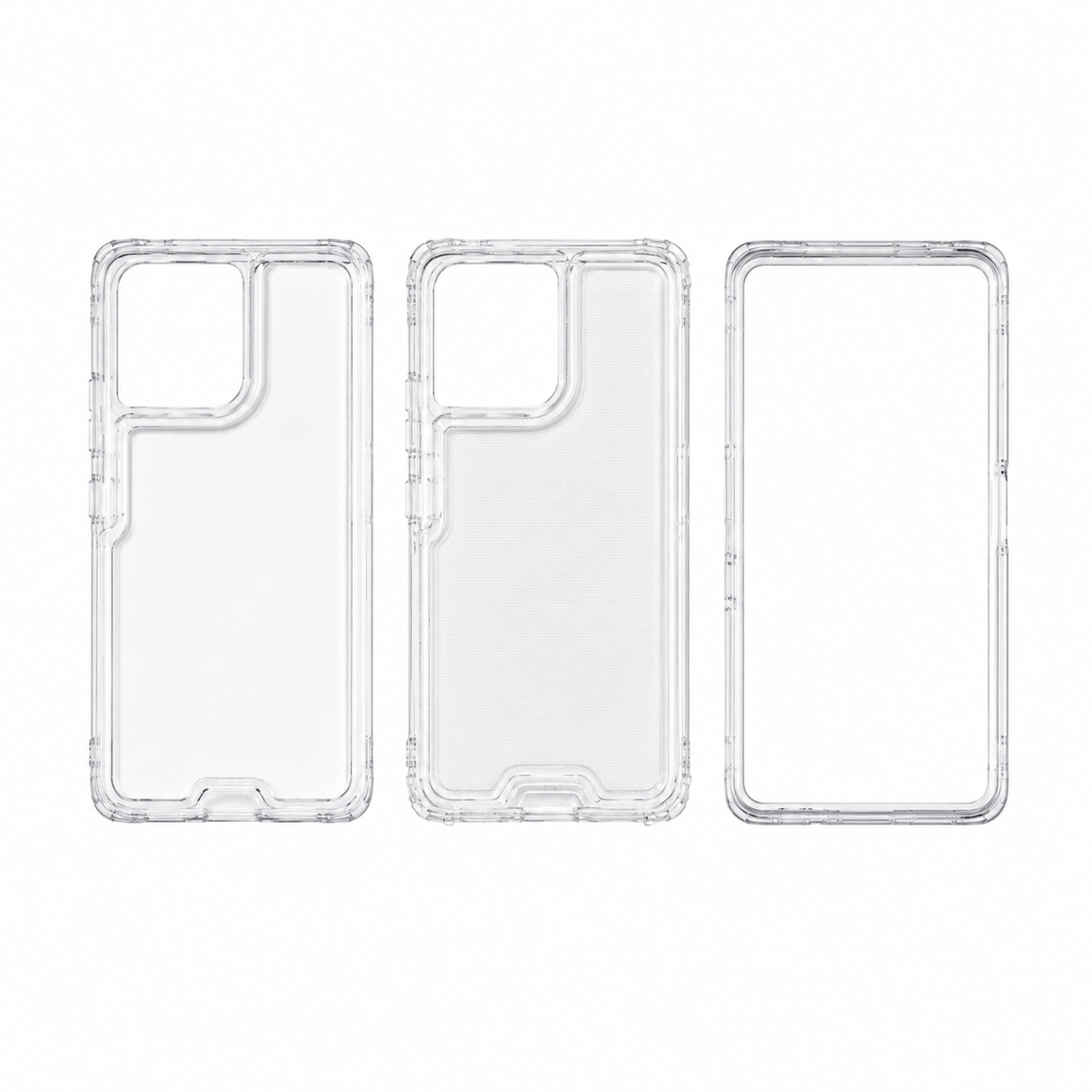 Funda de 3 Partes Cristalina Uso Rudo para Honor X8C