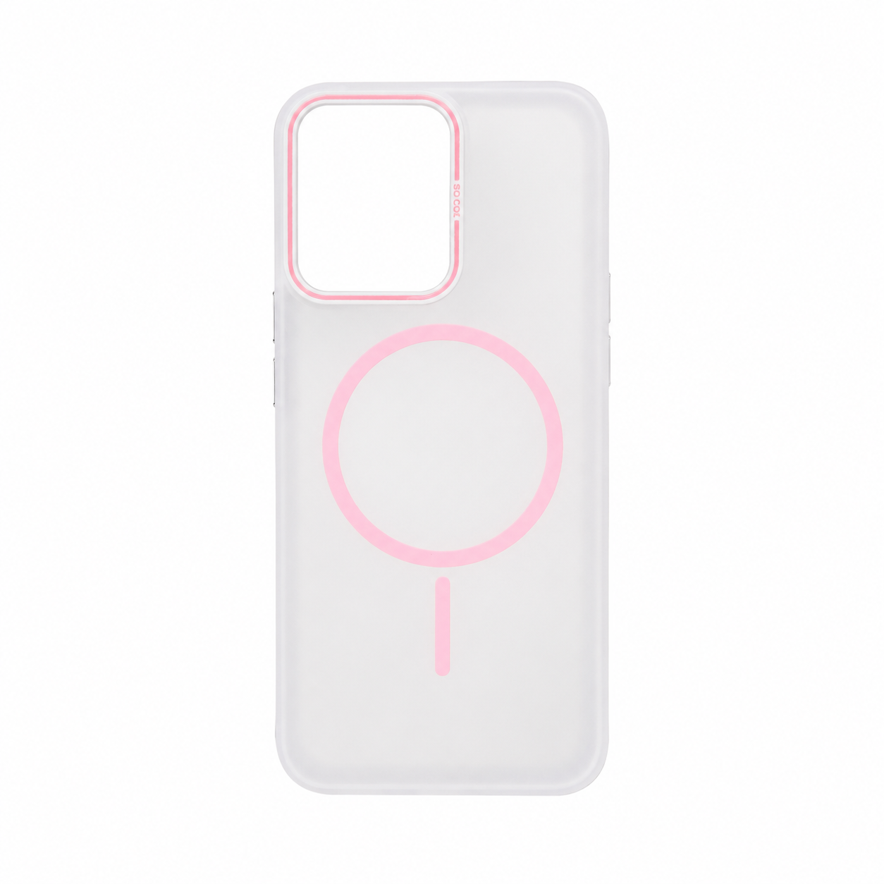 Funda Frosted Anillo Magnético Acento para Oppo Reno 13F