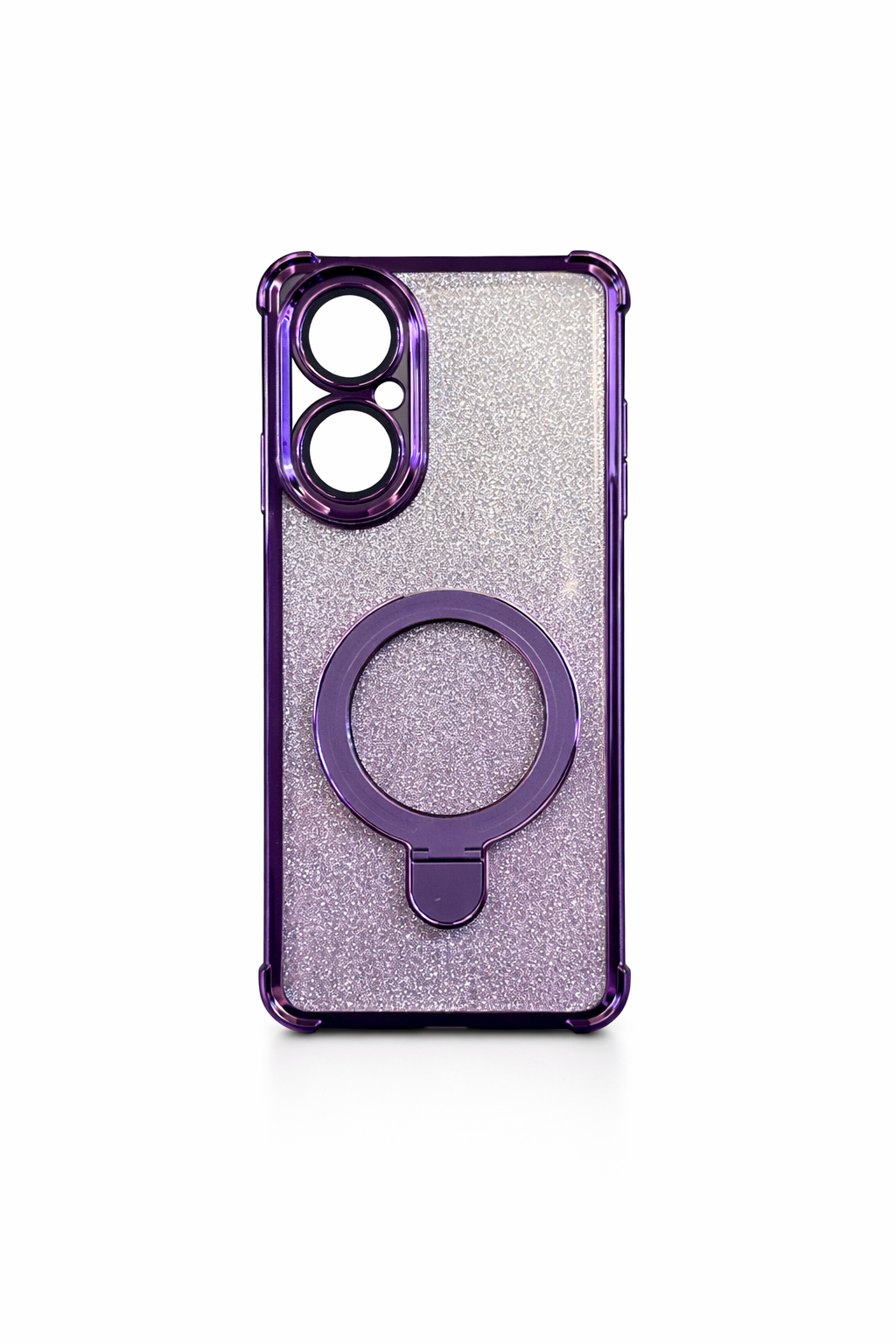 Funda Glitter con Anillo Soporte para Huawei Nova Y73