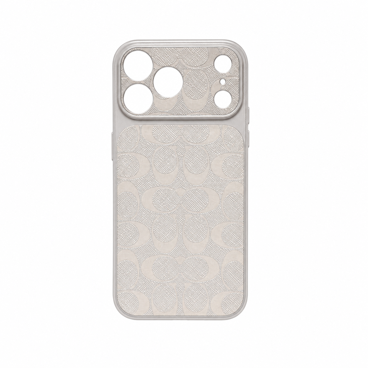 Funda Texturizada con Monograma Elegante para iPhone 17 Pro Max