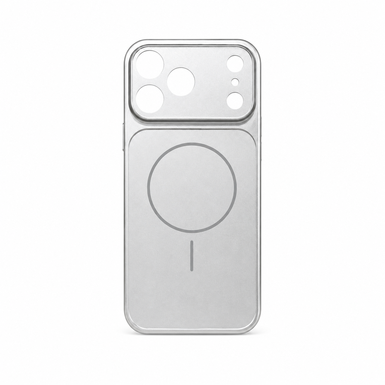 Funda MagSafe Metálica Titanio Cámara Abierta iPhone 17 Pro Max