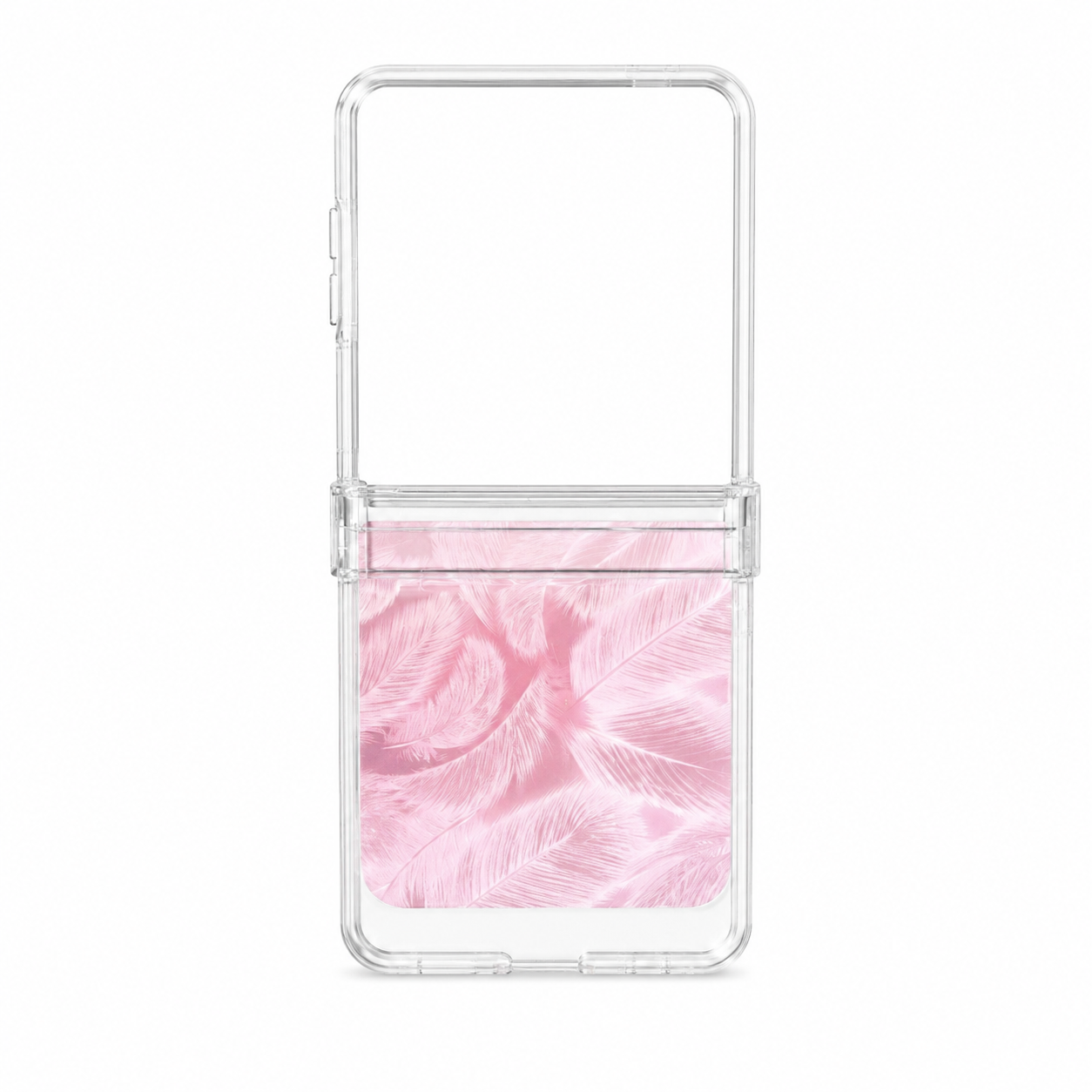 Funda Cristal Plumas Dreamy para Samsung Z Flip 7