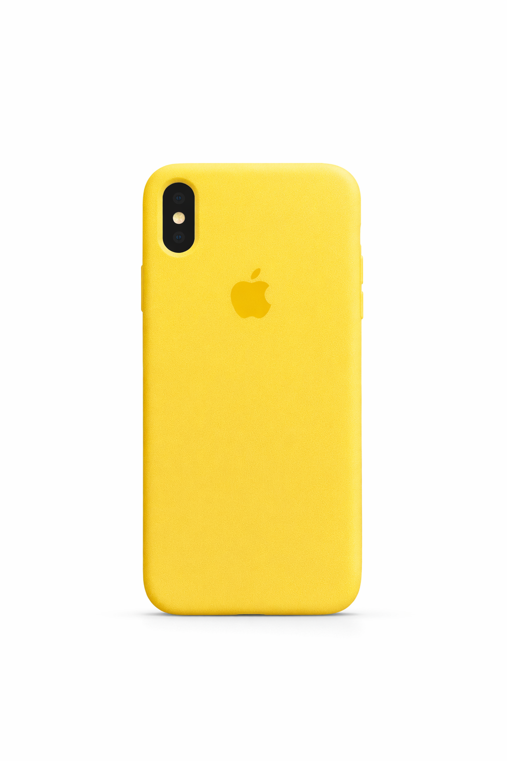 Funda Silicone Soft-Touch Color Amarillo para iPhone XR