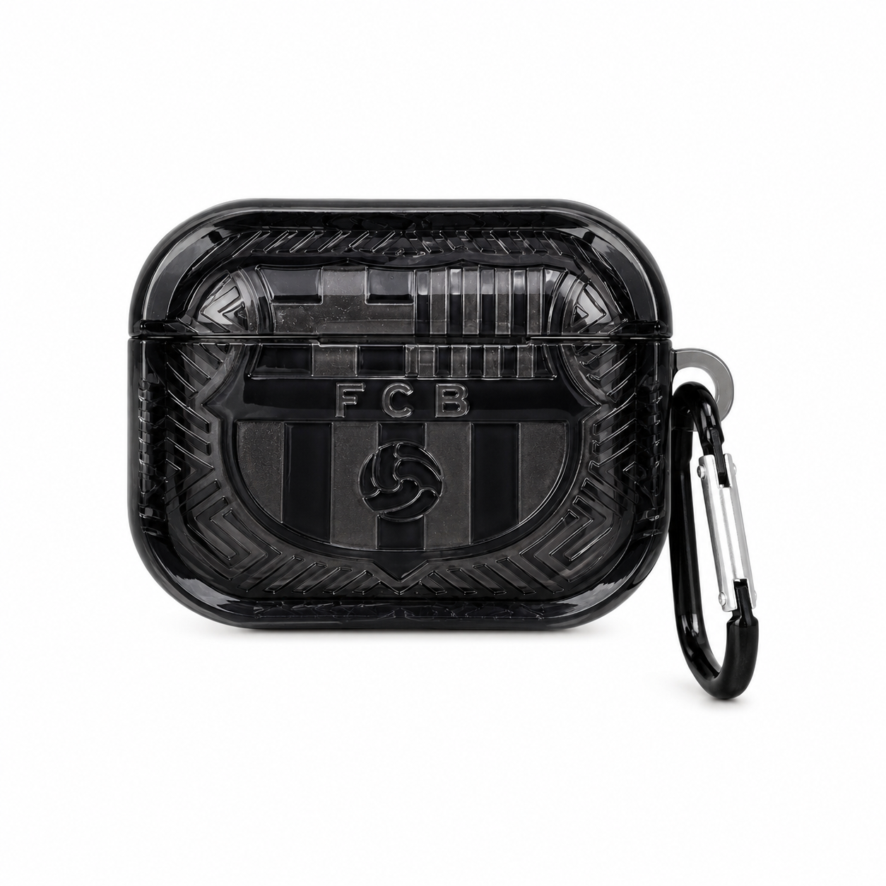 Funda AirPods Pro 3 FC Barcelona Relieve 3D Mosquetón