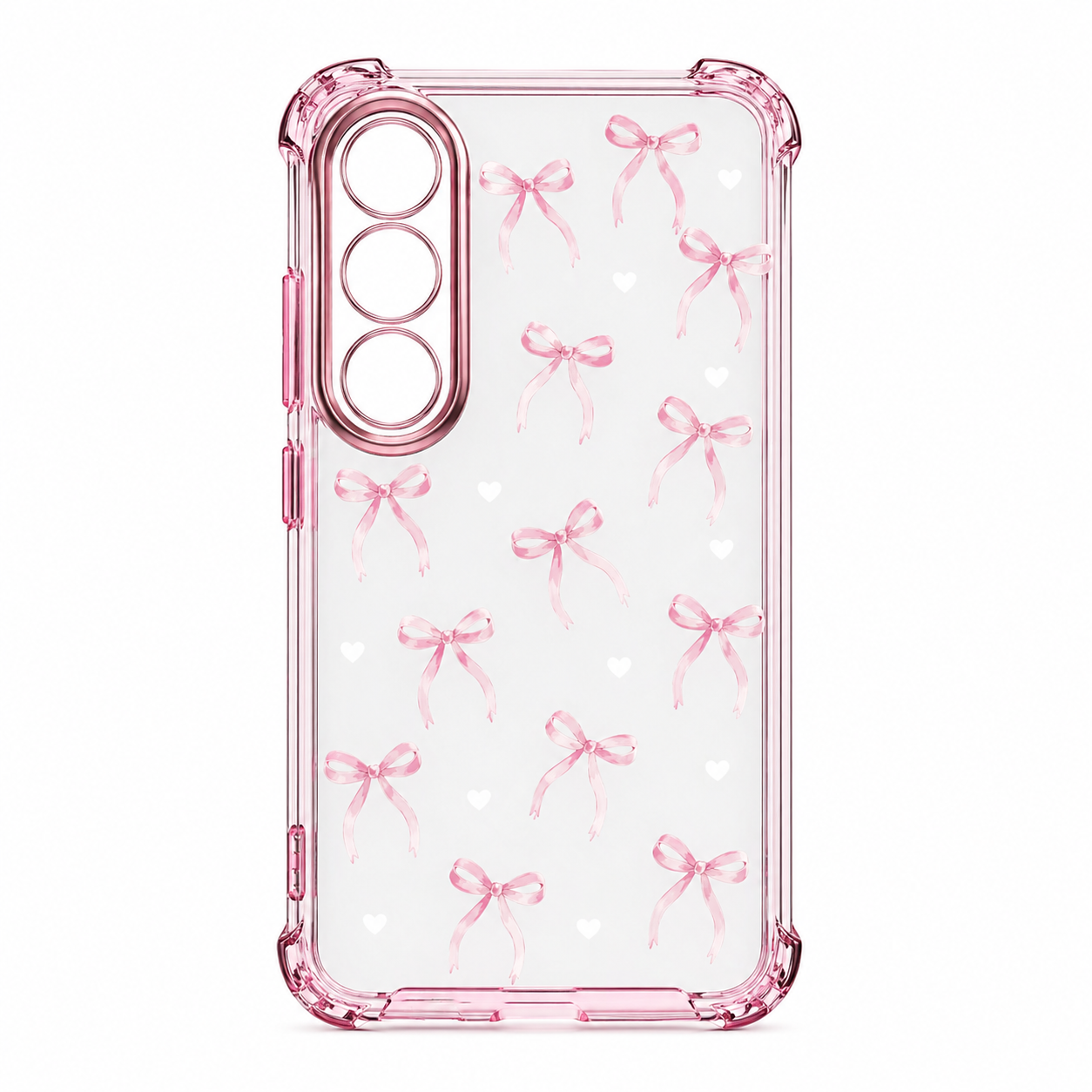 Funda Transparente con Moños para Vivo V50 Lite
