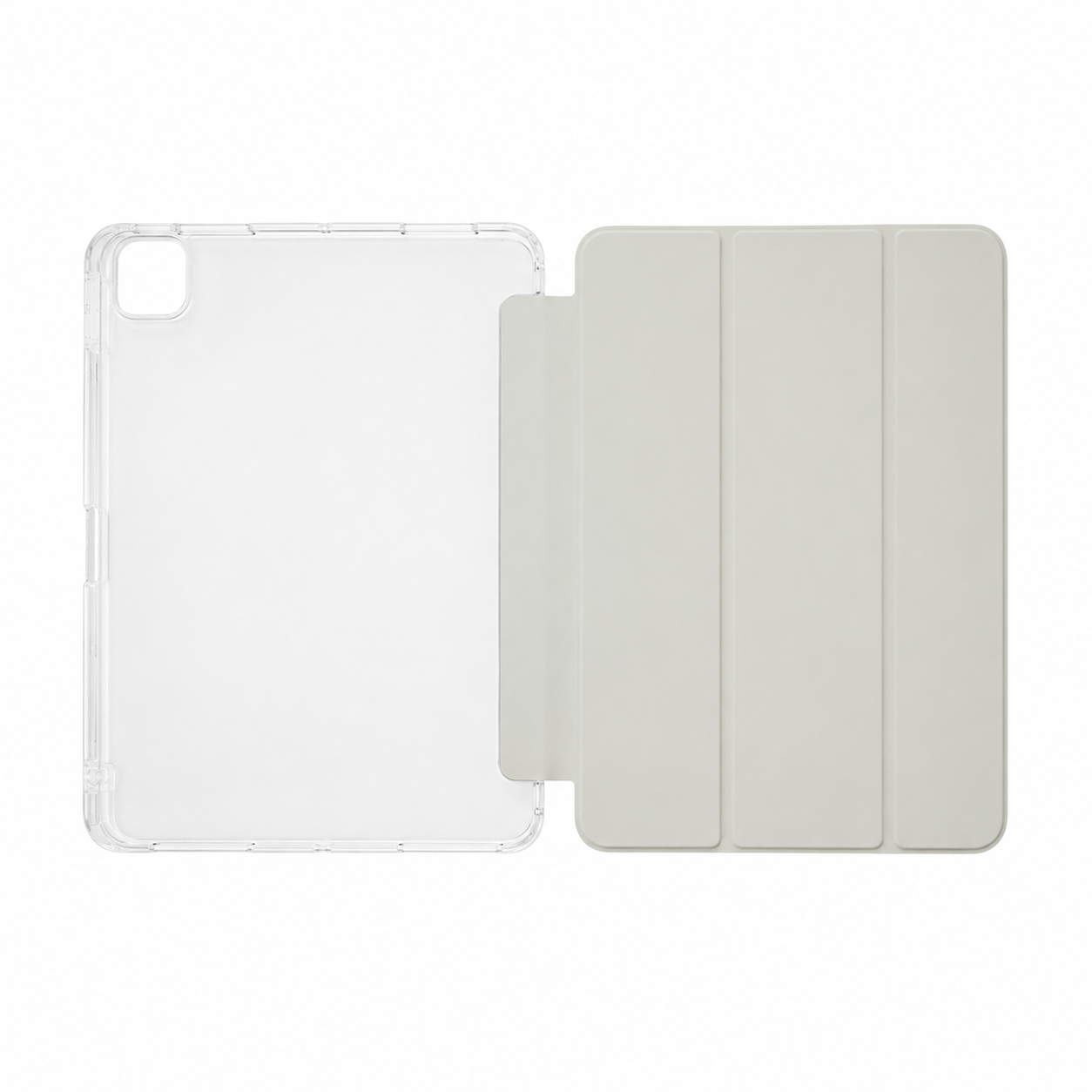 Funda Folio Carcasa Transparente Tri-Fold iPad Air 11