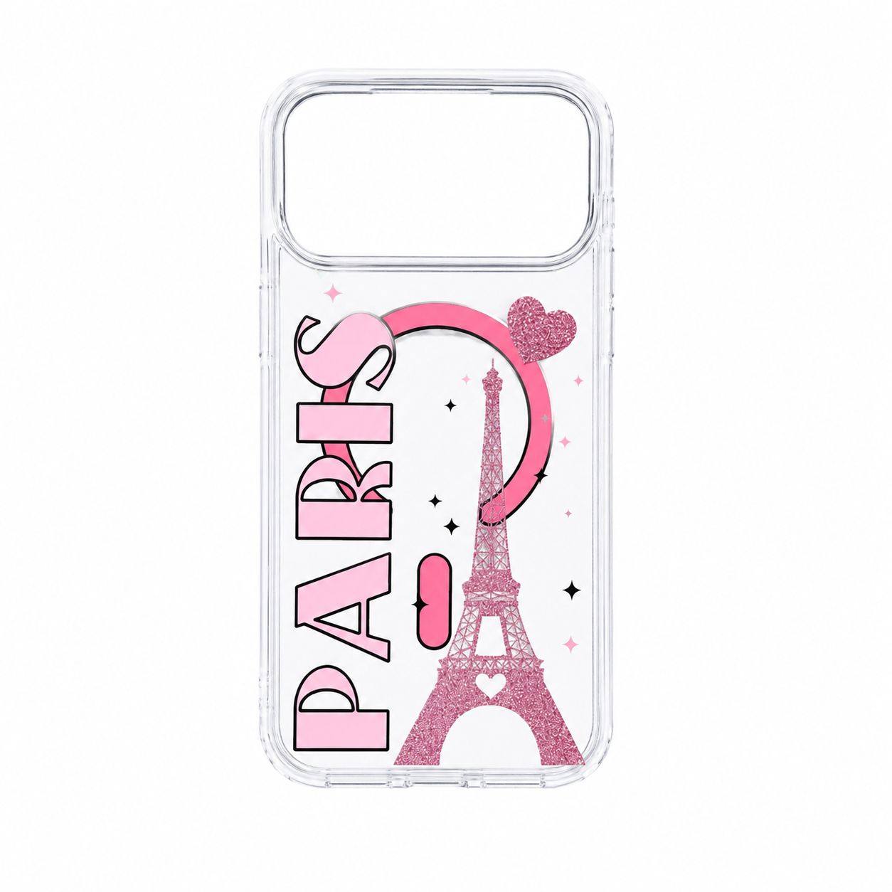 Funda Paris Torre Eiffel Glitter MagSafe iPhone 17 Pro Max