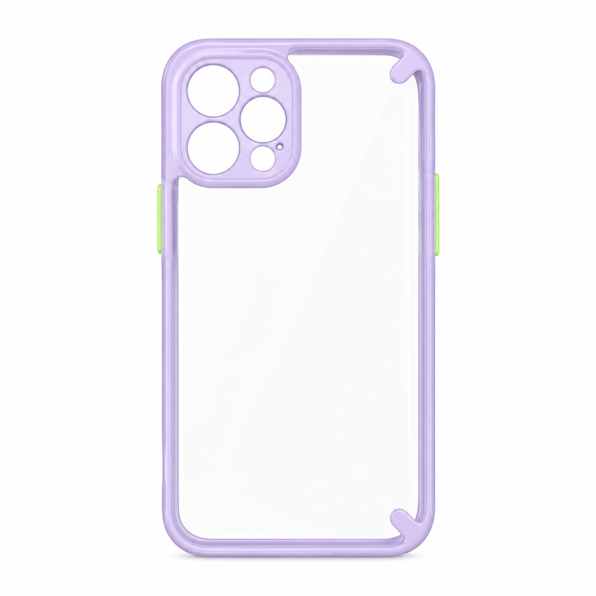 Funda Bumper Transparente Bordes de Color iPhone 12 Pro
