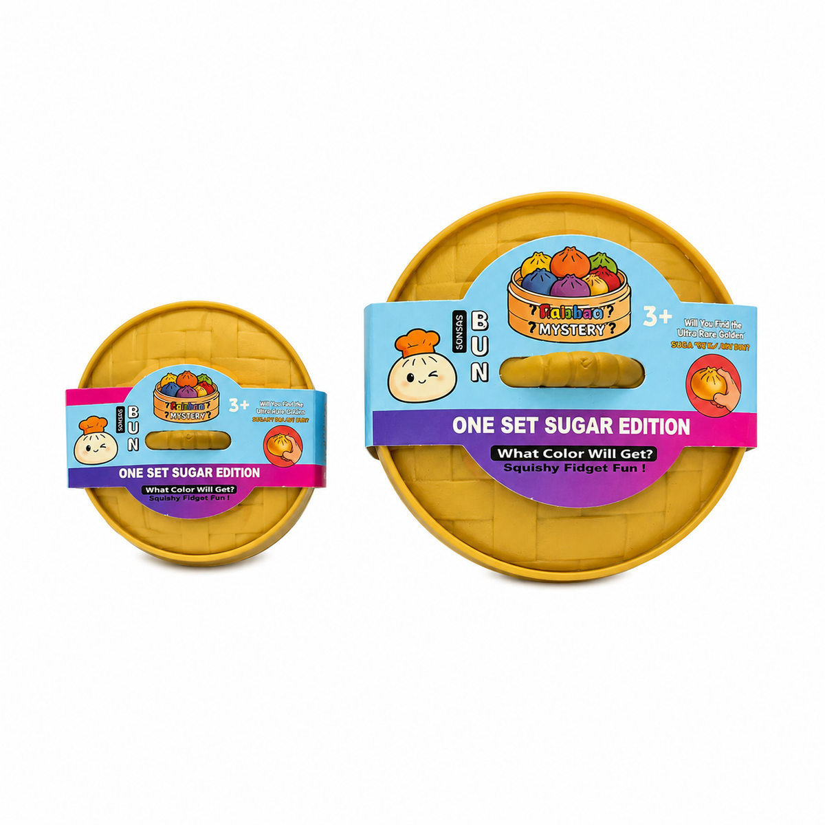 Squishy Bun Mystery Dumpling Fidget Antiestres Sugar Edition