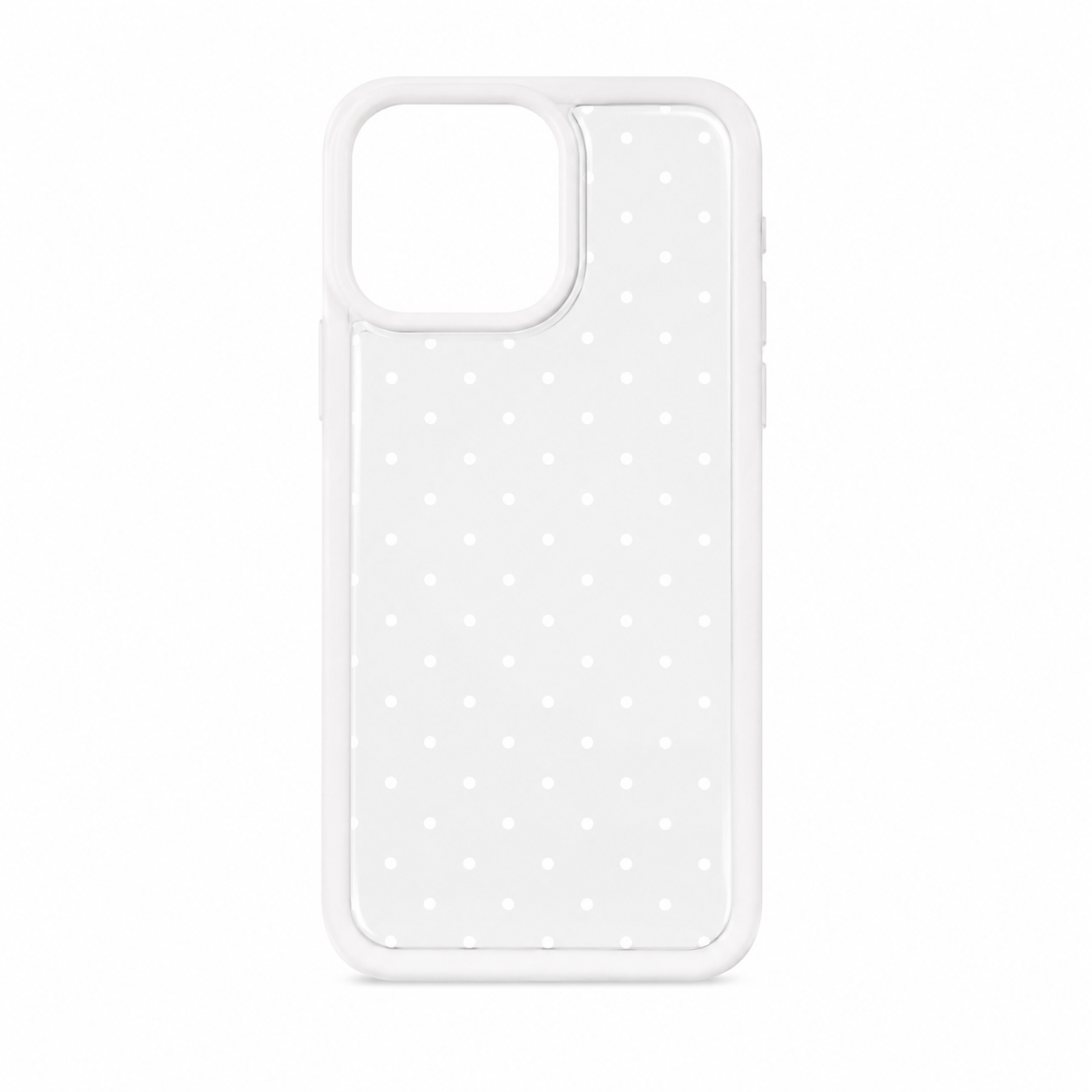 Funda Cristal Puntos Lunares Bumper para iPhone 15 Pro Max