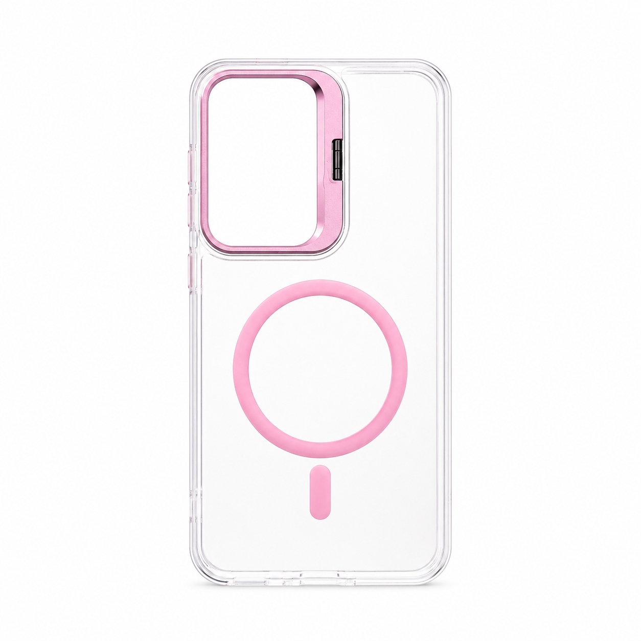 Funda Clear Aro Magnético Marco Acento para Samsung A36 A56
