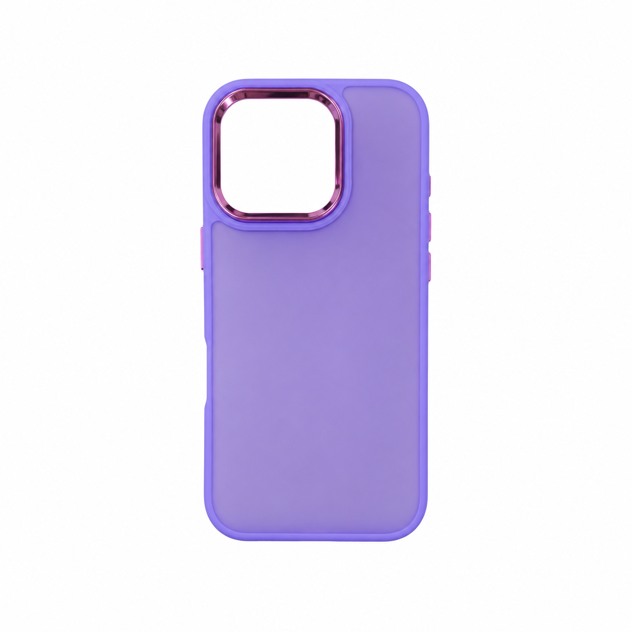Nombre: Funda Matte Neon con Marco Cromado para iPhone 16 Pro