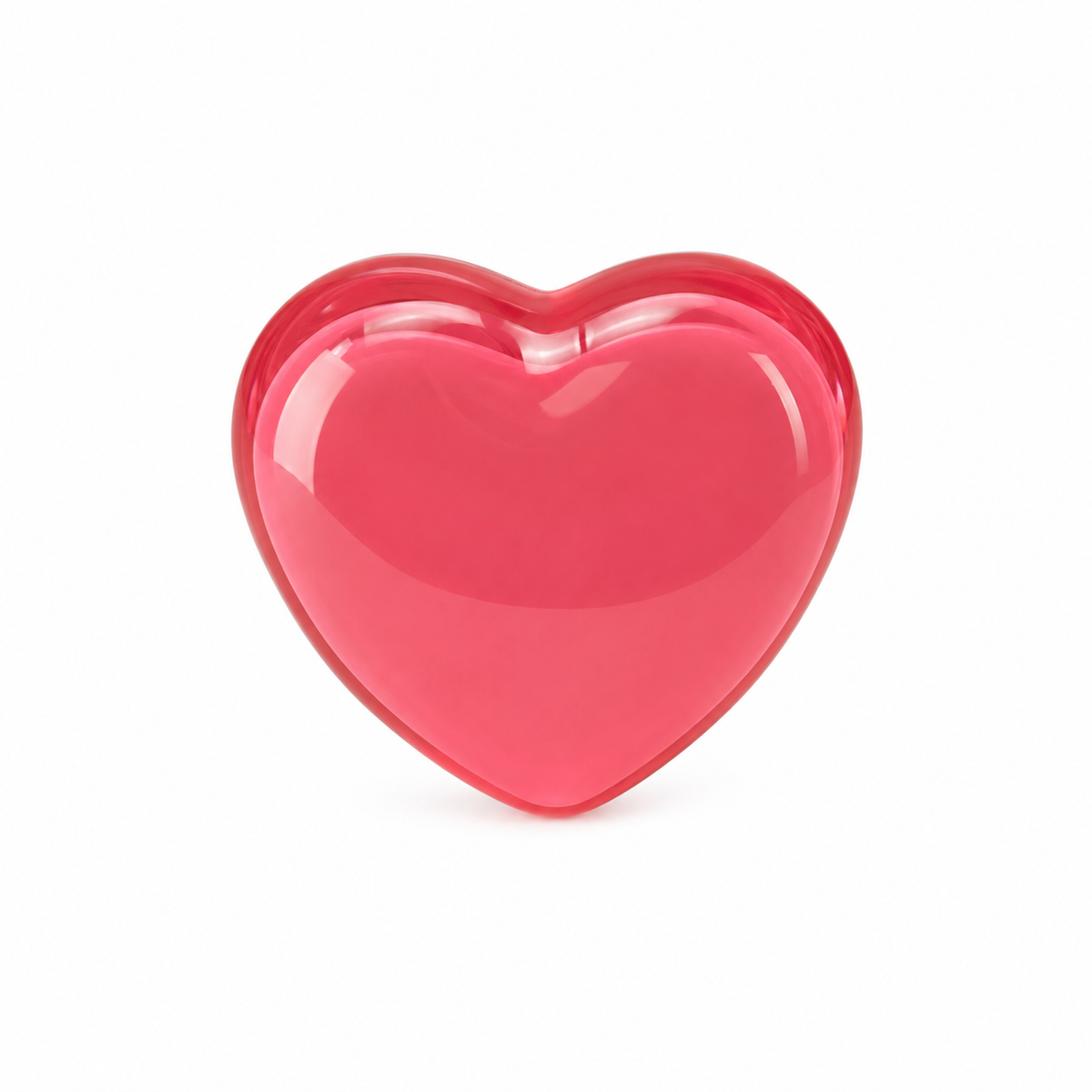 PopSocket Corazón 3D Crystal Jelly Soporte para Celular