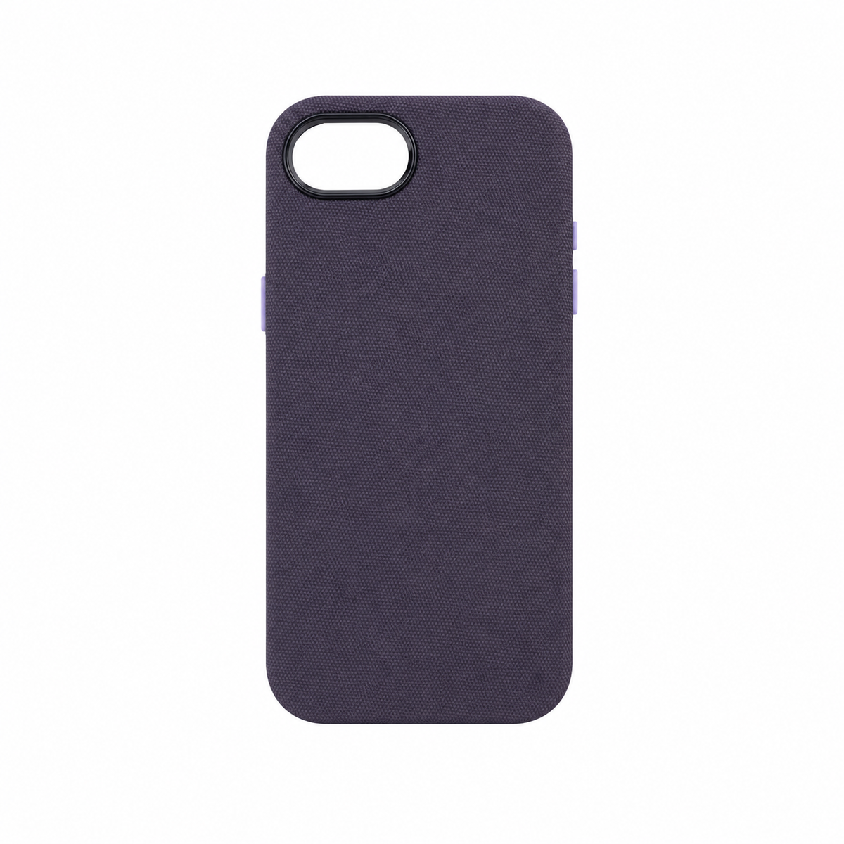 Funda Tejido Canvas Botones Bicolor para iPhone 16e 17e