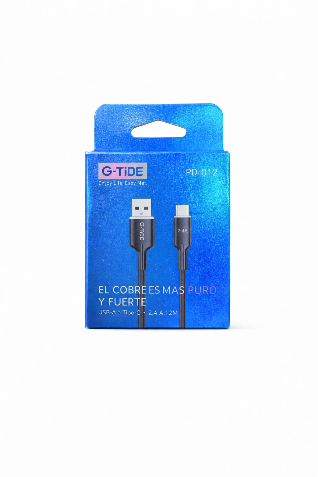 Cable USB-A a Tipo-C 2 m | Carga Rápida 2.4A y Sincronización de Datos