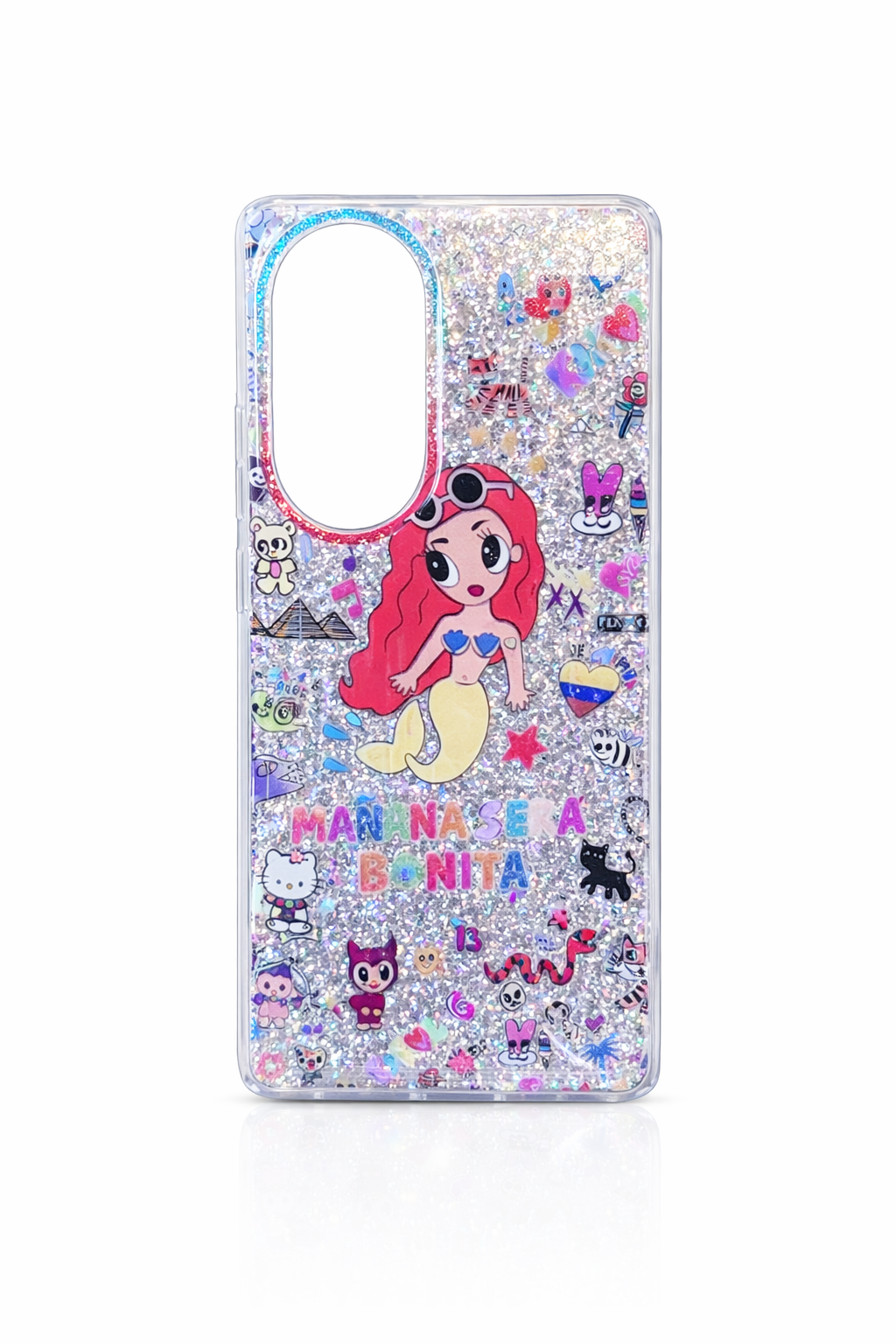 Funda Glitter Ilustrada Mañana Será Bonito Oppo Reno 10