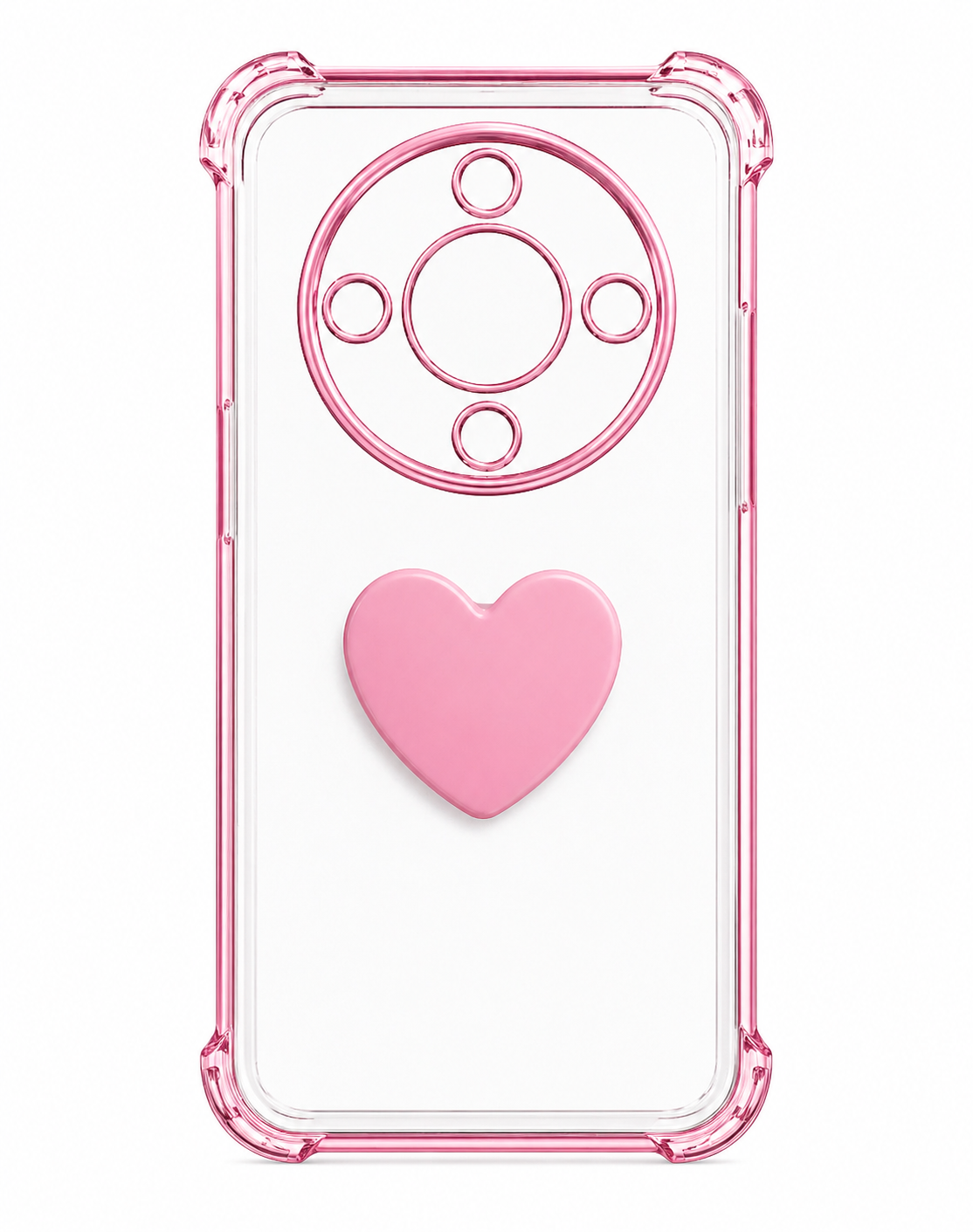 Funda Luxury Coquette con Corazón para Honor Magic 8 Lite