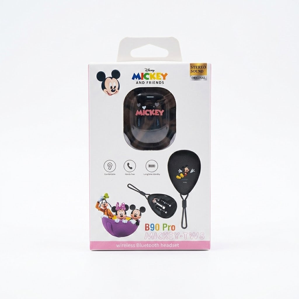 Audífonos TWS Disney Mickey B90 Pro Bluetooth Stereo