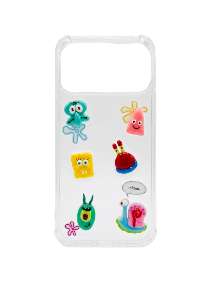 Funda de Personajes Fondo de Bikini para iPhone 17 Pro