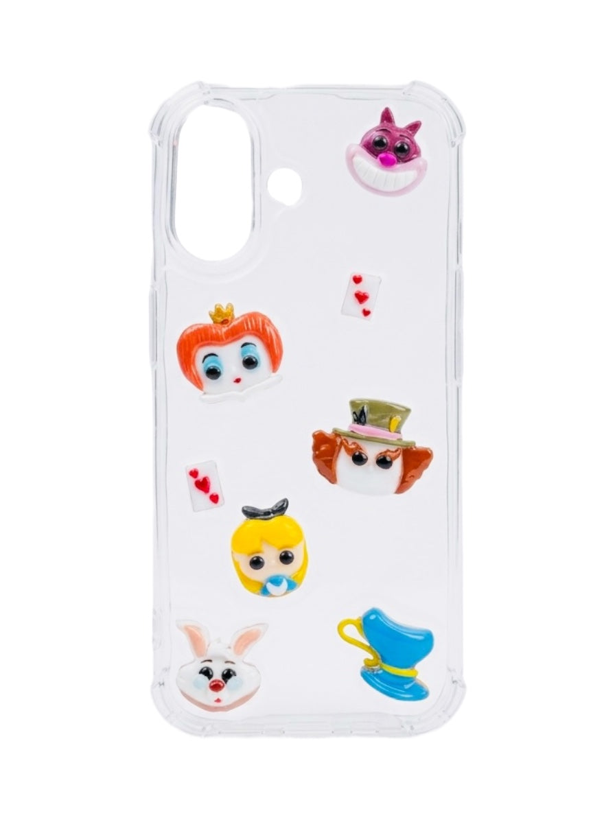Funda de Alicia en el País de las Maravillas en Relieve para iPhone 17