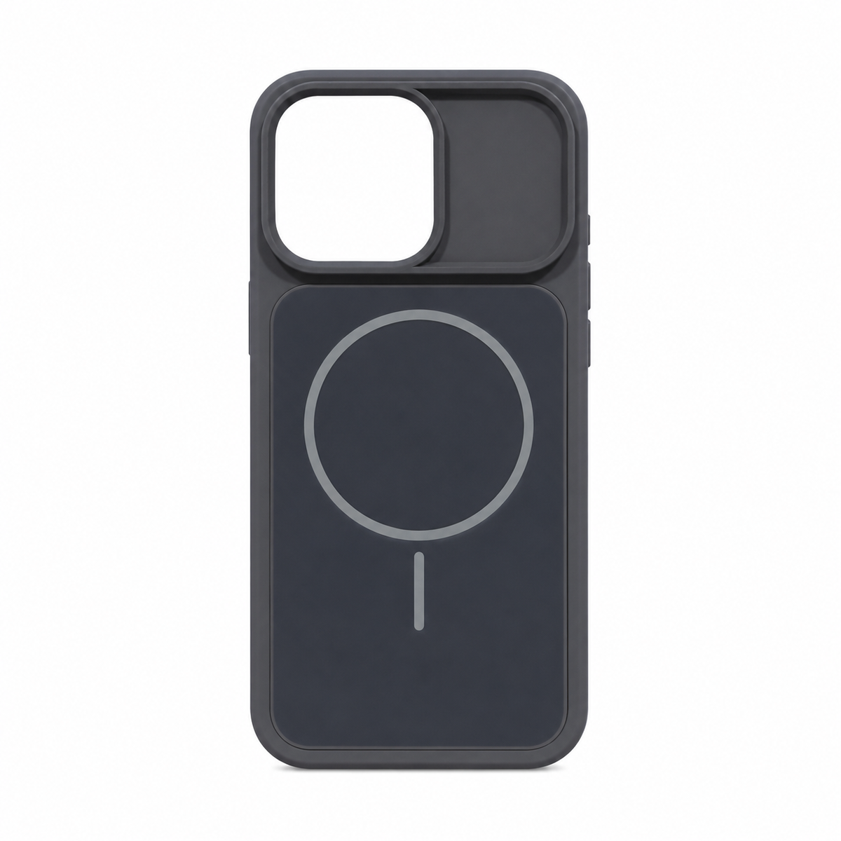 Funda MagSafe Slider Cámara Silicona para iPhone 13 14 15