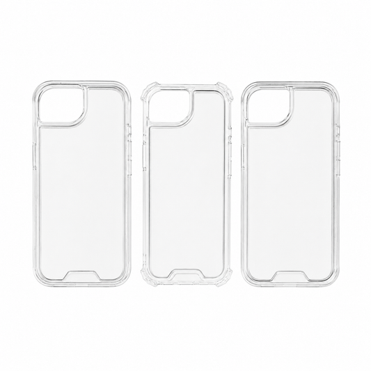 Funda 3 Piezas Uso Rudo Transparente iPhone 16e 17e