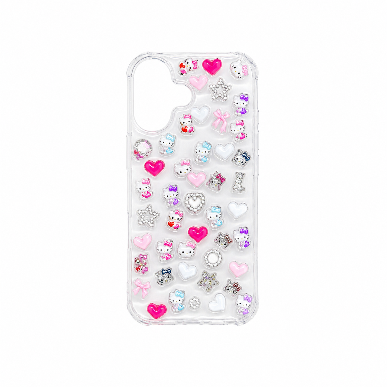 Funda 3D Hello Kitty con Charms para iPhone 17