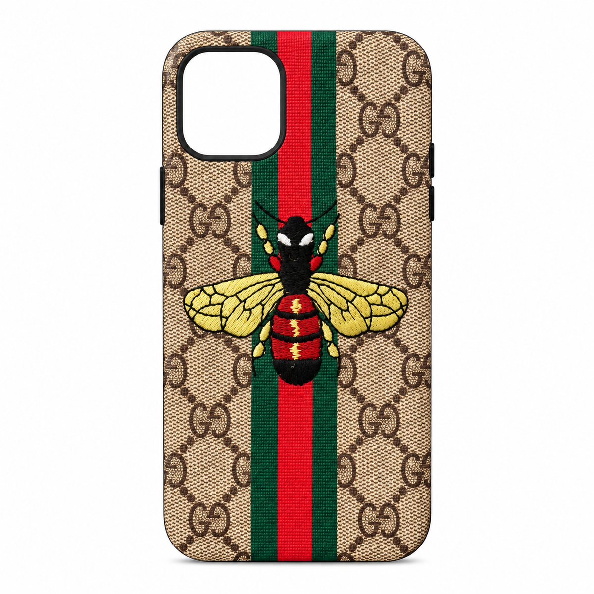 Funda Tela Monograma con Serpiente Bordada iPhone 11