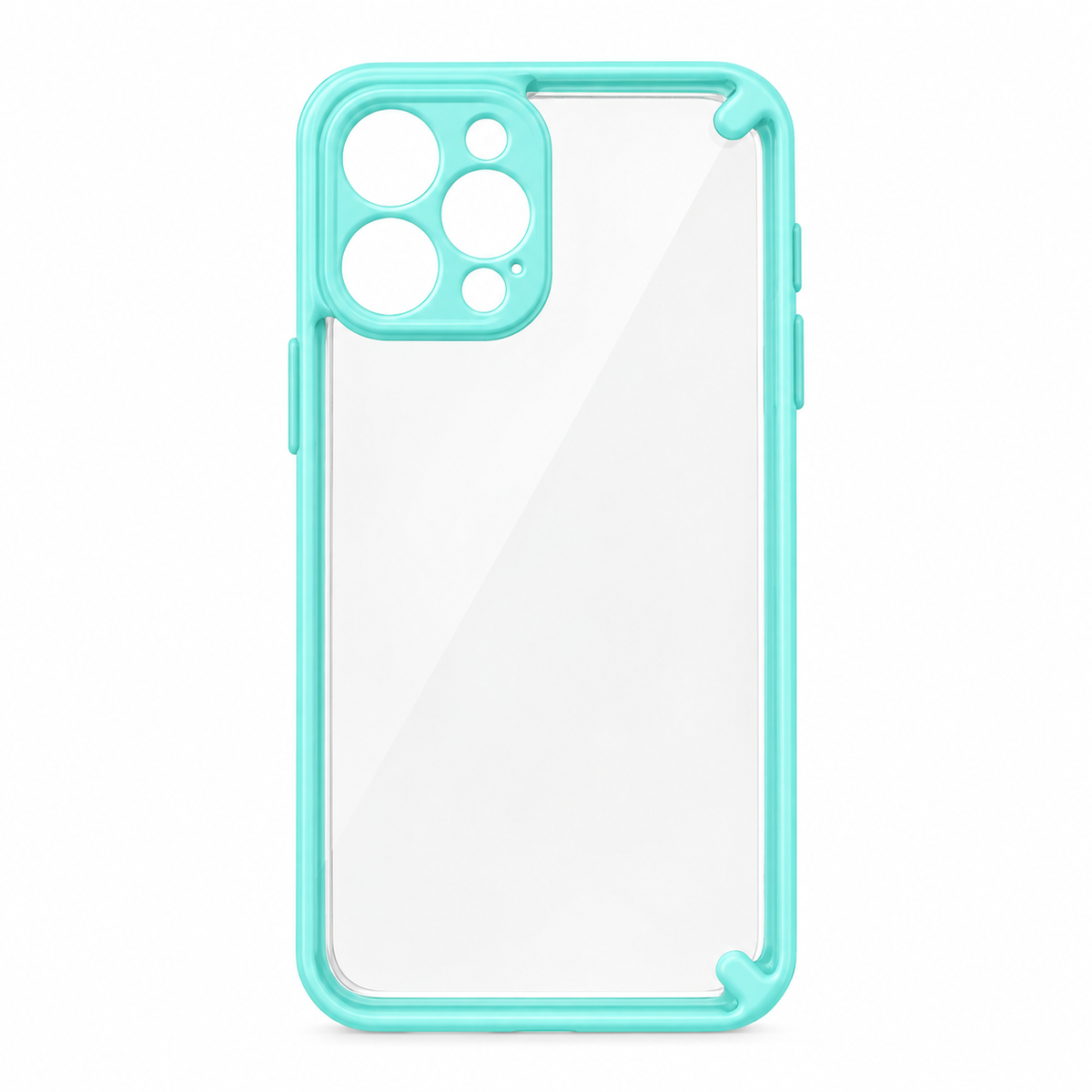 Funda Bumper Transparente Bordes de Color iPhone 12 Pro