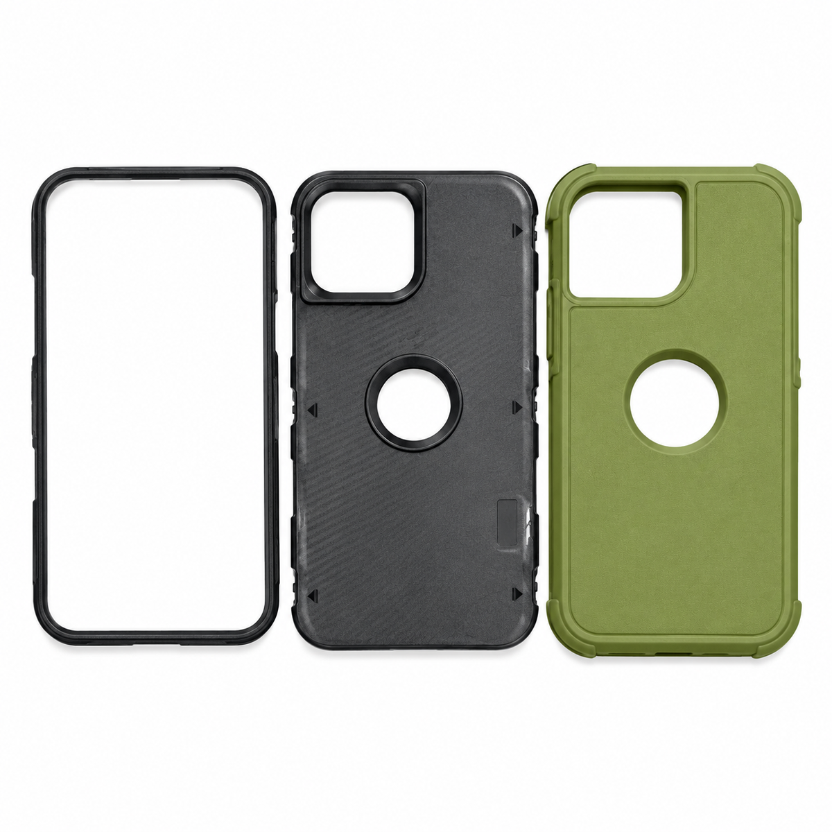 Funda Triple Capa Bumper Desmontable iPhone 13 Pro Max