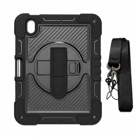 Funda Heavy Duty Anillo 360 Correa Pencil iPad 10 11 A16