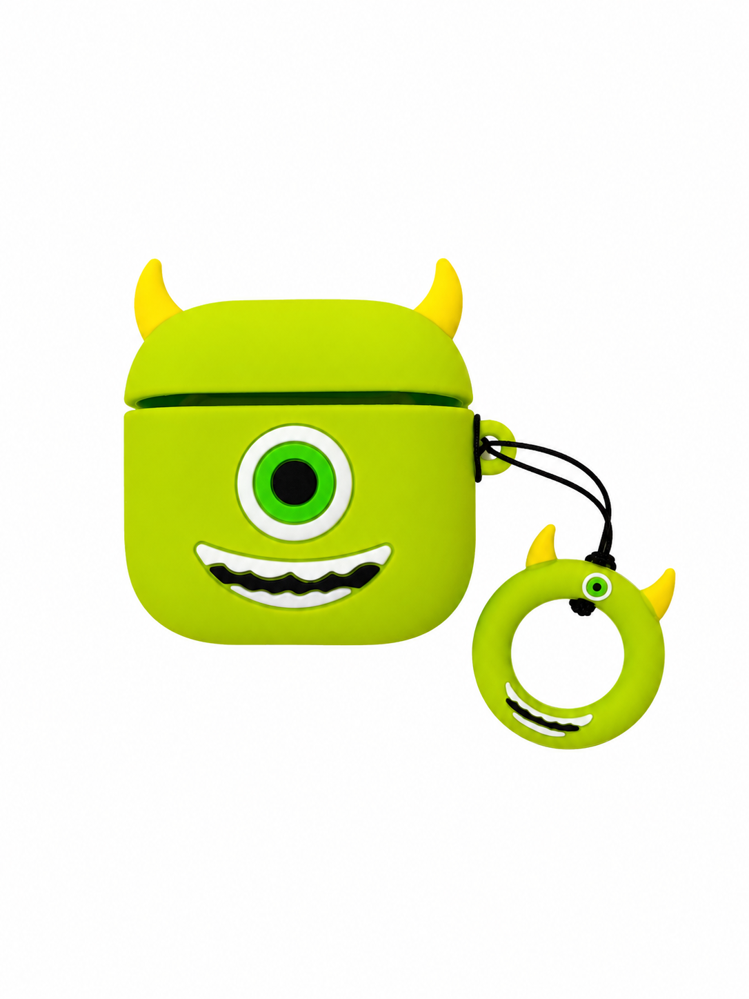 Funda de Personaje Cíclope con Anillo para AirPods 4