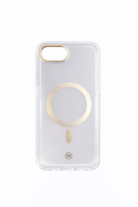 Funda Crystal Gold Mag-Series con Protección Reforzada para iPhone 16e