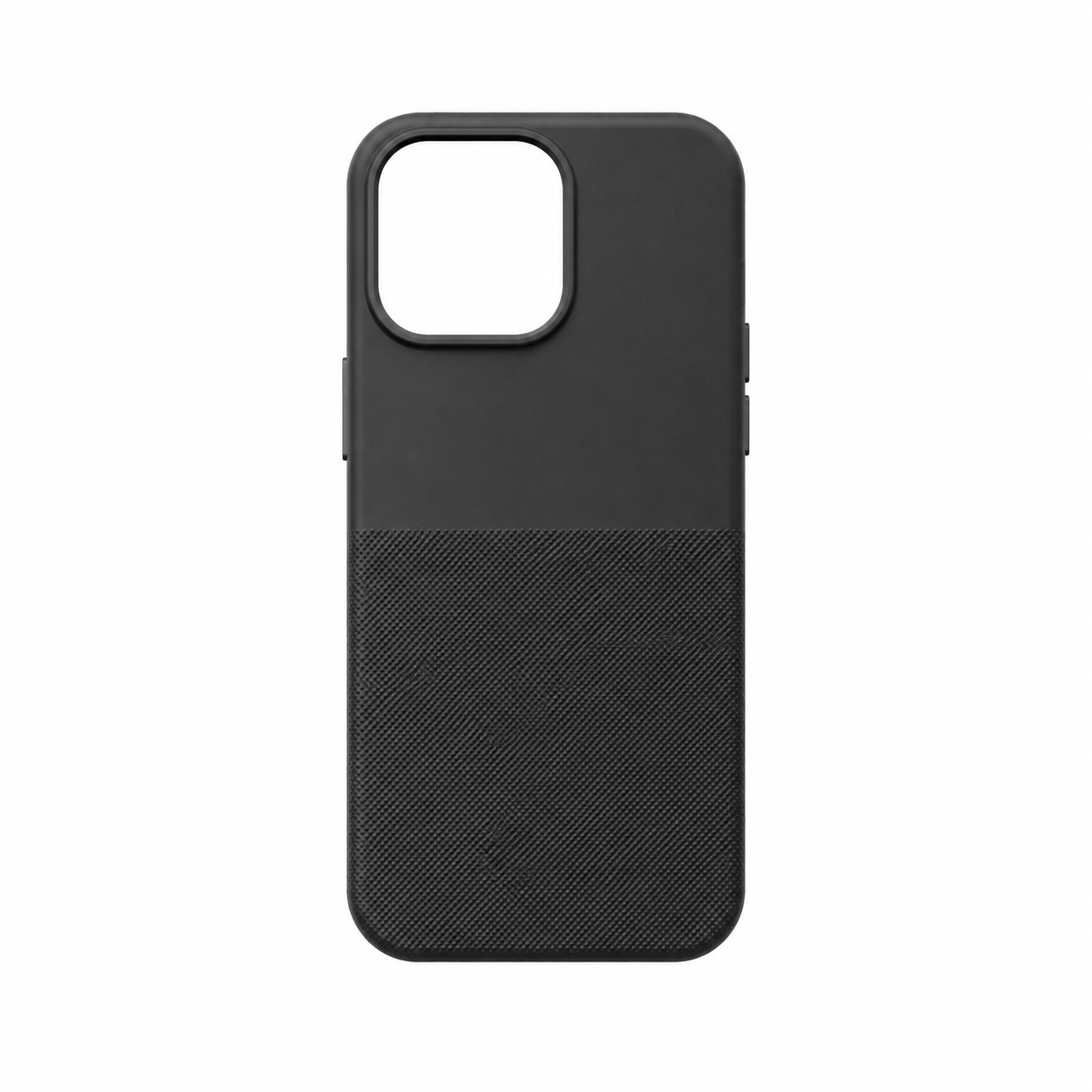 Funda Bicolor Textura Saffiano Slim para iPhone 16 Pro Max