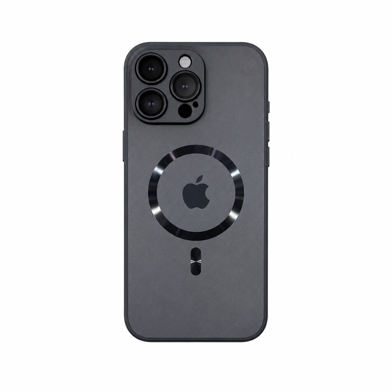 Funda Esmerilada MagSafe Aro Cámara para iPhone 16 Pro Max