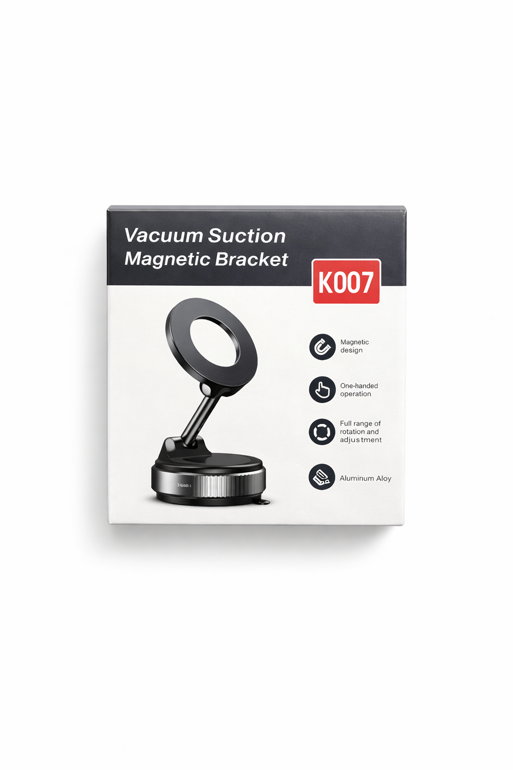 Soporte Magnético con Succión al Vacío K007 para Celular