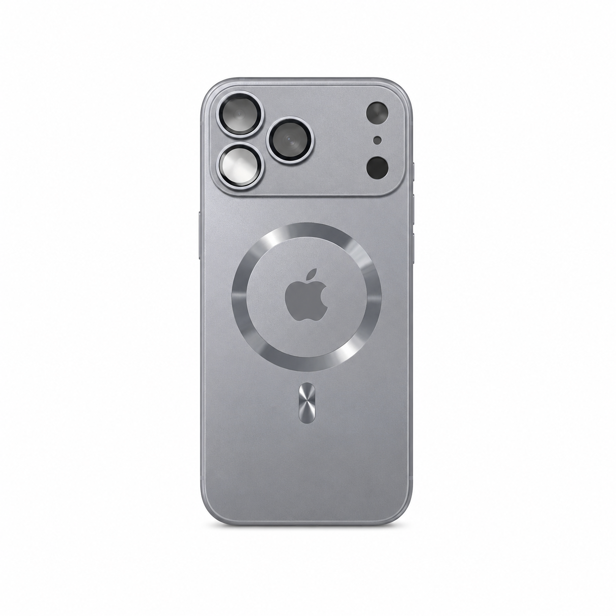 Funda Esmerilada MagSafe Lentes Metal para iPhone 17 Pro Max