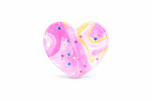 Sujetador PopSocket Corazón Marble & Stars