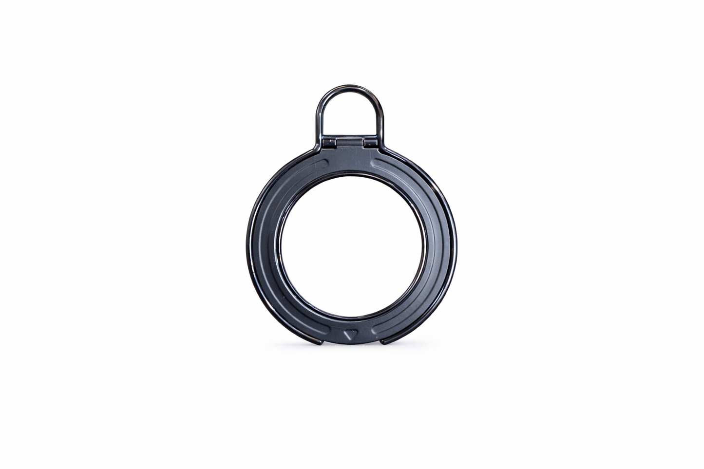Anillo Sujetador Metálico 360° con Gancho de Soporte