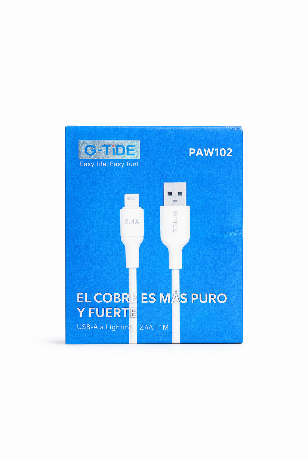 Cable USB a Lightning de 2.4A para iPhone