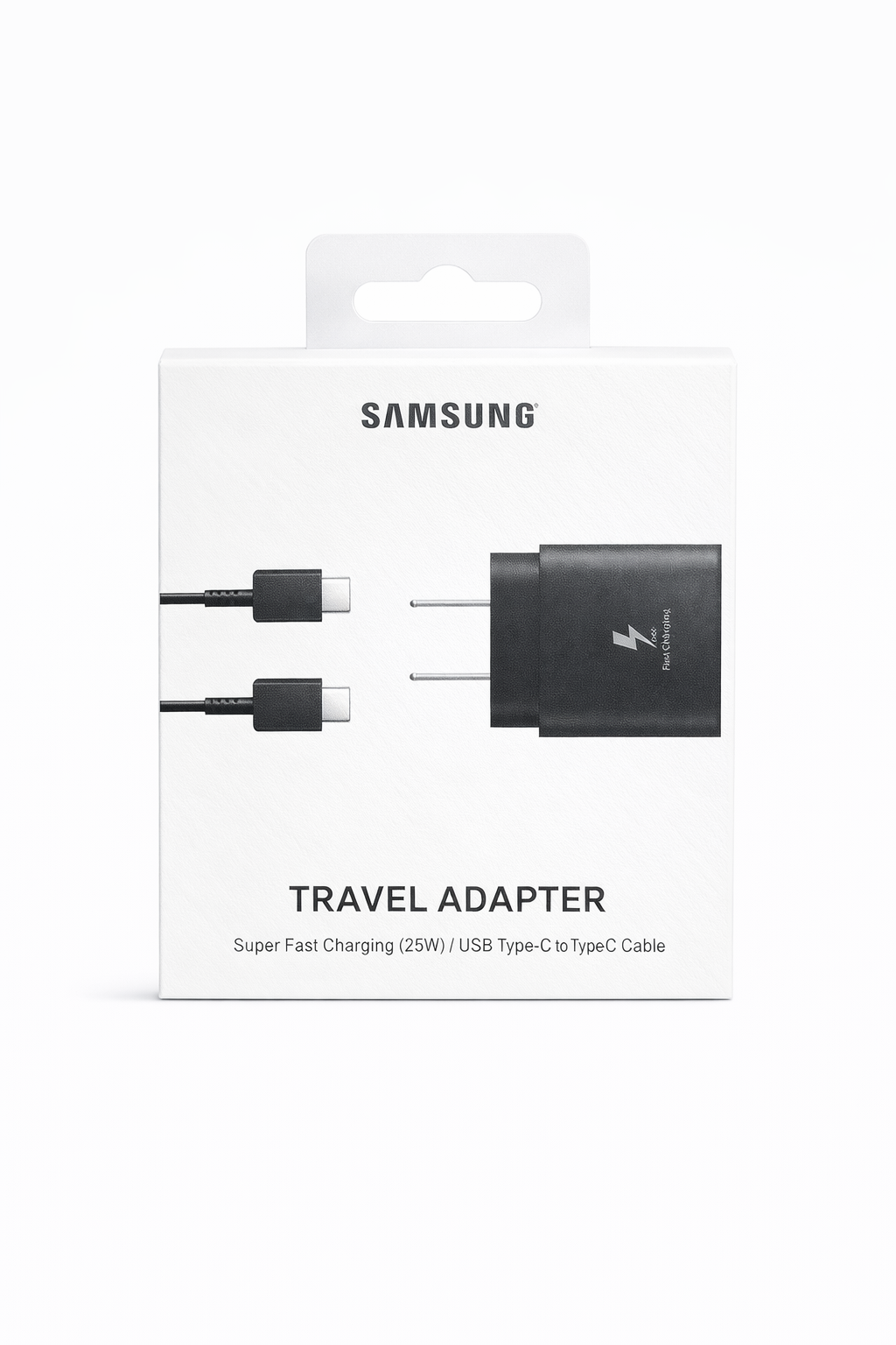 Cargador de Pared Super Fast Charging 25W con Cable USB-C a USB-C