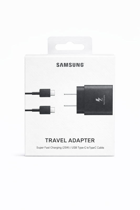 Cargador de Pared Super Fast Charging 25W con Cable USB-C a USB-C