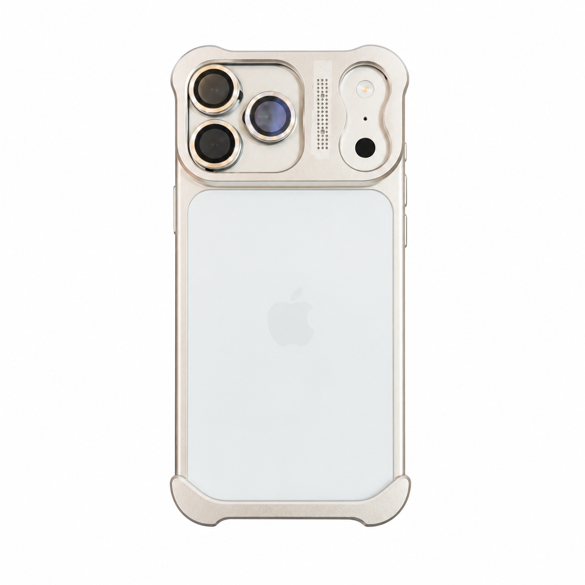 Funda Bumper Anillos Metálicos Cámara iPhone 17 Pro Max