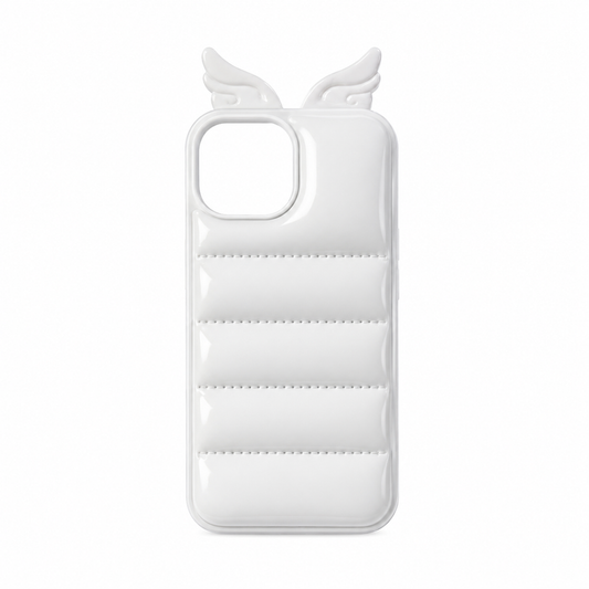 Funda Puffer Alas Ángel 3D para iPhone 13 - 14 - 15
