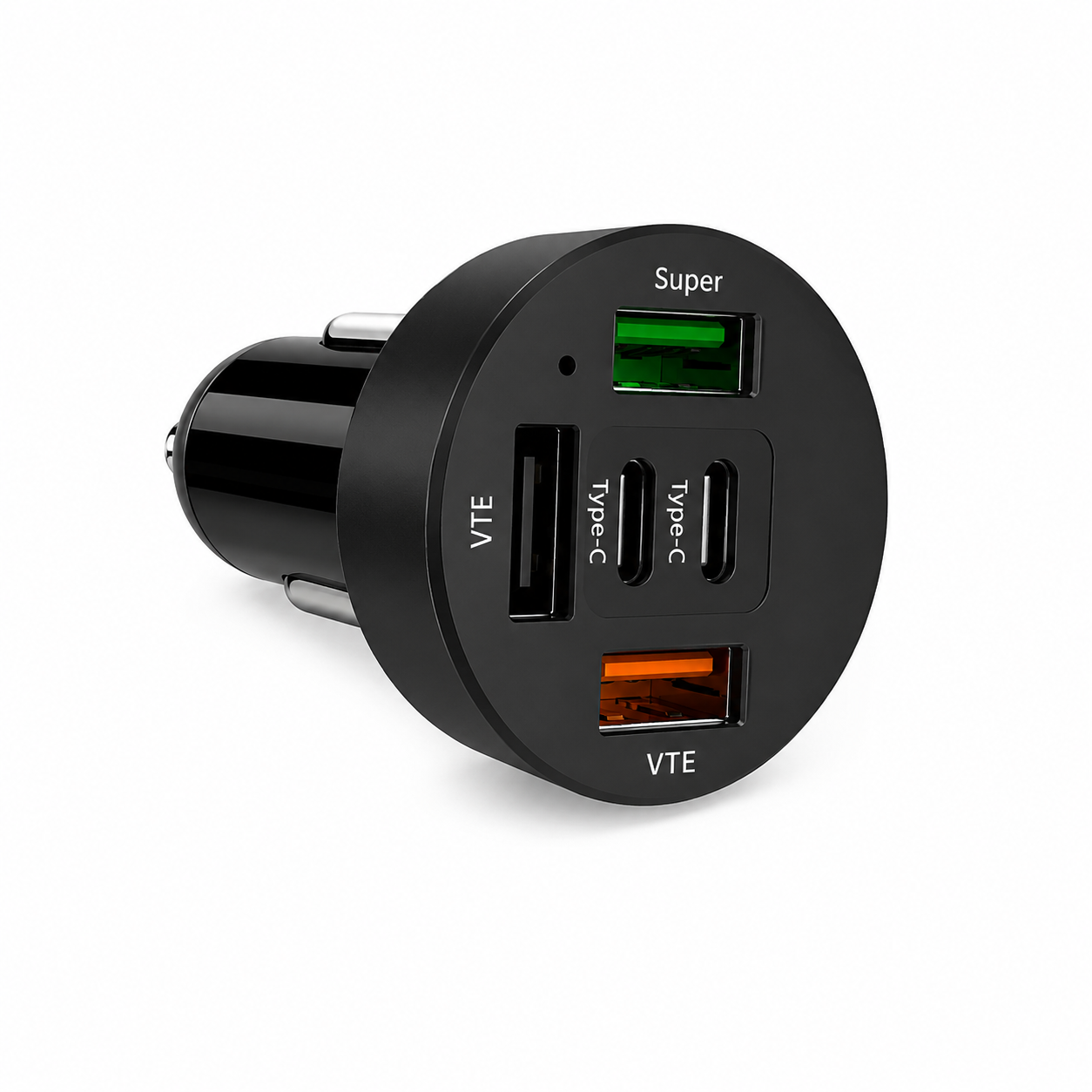 Cargador Auto USB y Tipo C Carga Rápida Universal