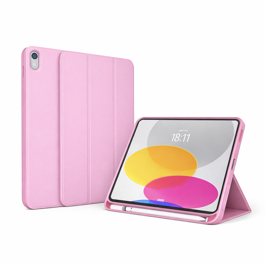 Funda Inteligente con Ranura para Apple Pencil para iPad A16 / 10 / 11 Generación